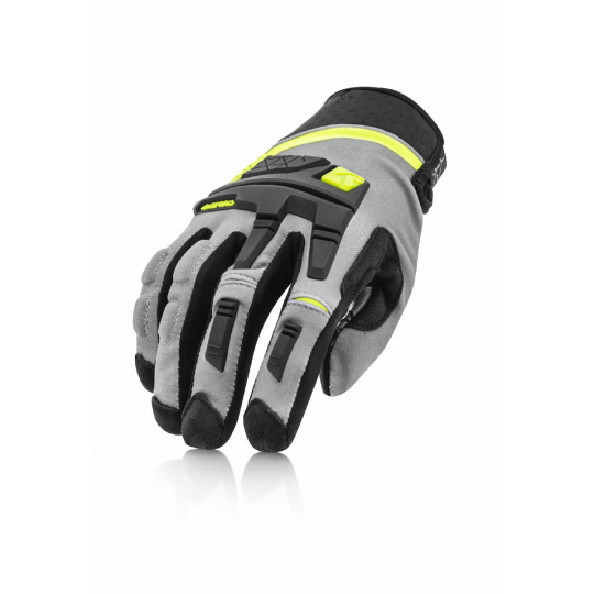 ACERBIS enduro rukavice CE šedá/žlutá