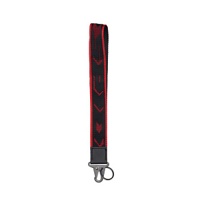 klíčenka KEY HOLDER SHORT, SPIDI (černá/červená) klíčenka KEY HOLDER SHORT, SPIDI (černá/červená)