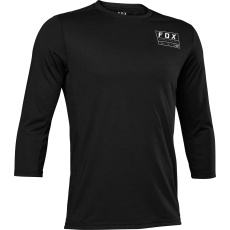 Pánský cyklo dres Fox Ranger 3/4 Jersey Iron Black Pánský cyklo dres Fox Ranger 3/4 Jersey Iron Black