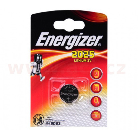 baterie lithiová Energizer CR2025, 3 V (1 ks)