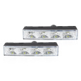 přídavná světla LED pro denní svícení 12/24 V, 4x SMD v každém světle, 125×24×47 mm sada včetně kabeláže