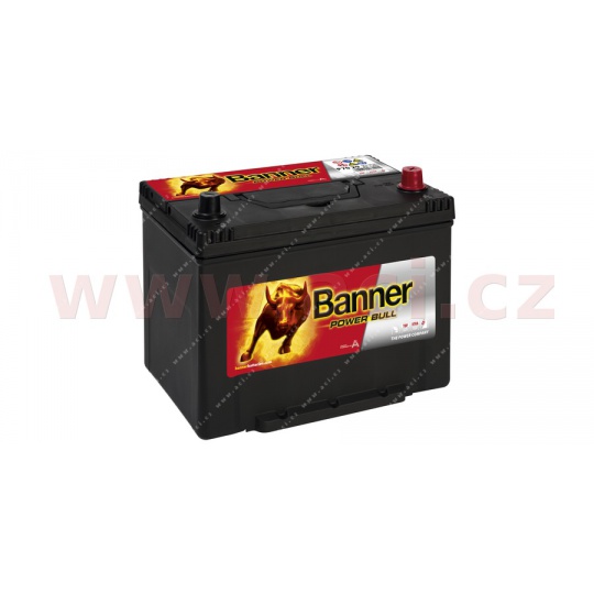 70Ah baterie, 600A, pravá BANNER Power Bull 260x174x200(222)