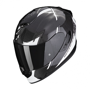 Moto přilba SCORPION EXO-1400 EVO CARBON AIR KENDAL černo/bílá Moto přilba SCORPION EXO-1400 EVO CARBON AIR KENDAL černo/bílá