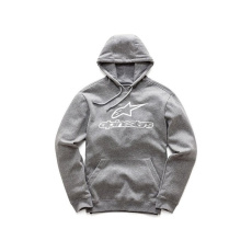 Alpinestars ALWAYS Fleece mikina Grey Heather s kapucí Alpinestars ALWAYS Fleece mikina Grey Heather s kapucí