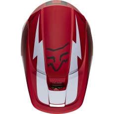 Náhradní kšilt pro helmy Fox 2019 V1 Helmet Visor - Werd Flame Red 