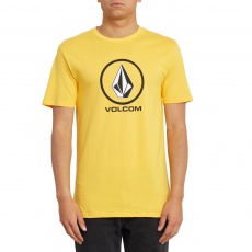 Pánské triko Volcom Crisp Stone Bsc Ss Citrus Gold Pánské triko Volcom Crisp Stone Bsc Ss Citrus Gold