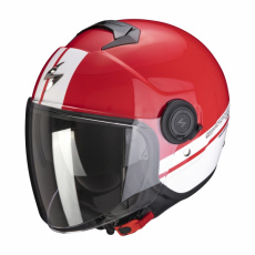 Moto přilba SCORPION EXO-CITY STRADA červeno/bílá Moto přilba SCORPION EXO-CITY STRADA červeno/bílá