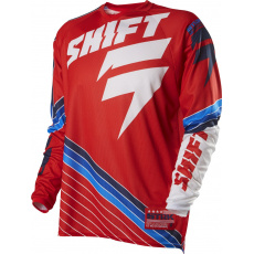 Pánský MX dres Shift Strike Stripes Le Jsy Red Pánský MX dres Shift Strike Stripes Le Jsy Red