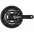kliky SHIMANO Tourney FC-TX501-L, 175mm, 46-30 zubů, černé s krytem
