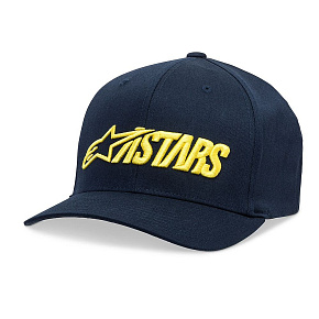 Alpinestars Angle Blaze hat Flexfit kšiltovka Navy / Yellow Alpinestars Angle Blaze hat Flexfit kšiltovka Navy / Yellow