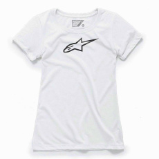 Alpinestars Womens Ageless tee dámské tričko - White Alpinestars Womens Ageless tee dámské tričko - White