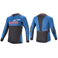 Alpinestars Drop 8.0 L/S Jersey dres Mid Blue/Bright Red