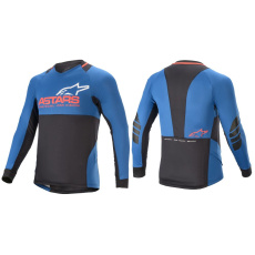 Alpinestars Drop 8.0 L/S Jersey dres Mid Blue/Bright Red Alpinestars Drop 8.0 L/S Jersey dres Mid Blue/Bright Red