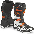 Dětské moto boty FORMA DRIFT černo/oranžovo/bílé