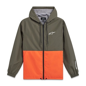 bunda SPEEDED WINDBREAKER, ALPINESTARS (zelená/oranžová) bunda SPEEDED WINDBREAKER, ALPINESTARS (zelená/oranžová)