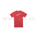 triko AGELESS CLASSIC TEE krátký rukáv, ALPINESTARS (červená/bílá)