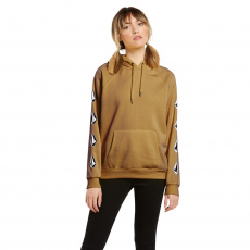 Dámská mikina Volcom Deadly Stones Hoodie Vintage Gold Dámská mikina Volcom Deadly Stones Hoodie Vintage Gold
