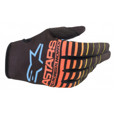 rukavice RADAR, ALPINESTARS, dětské (černá/žlutá fluo/korálová) rukavice RADAR, ALPINESTARS, dětské (černá/žlutá fluo/korálová)