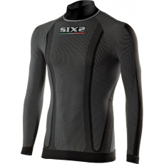 SIXS K TS2 dětské funkční tričko s dlouhým rukávem carbon černá