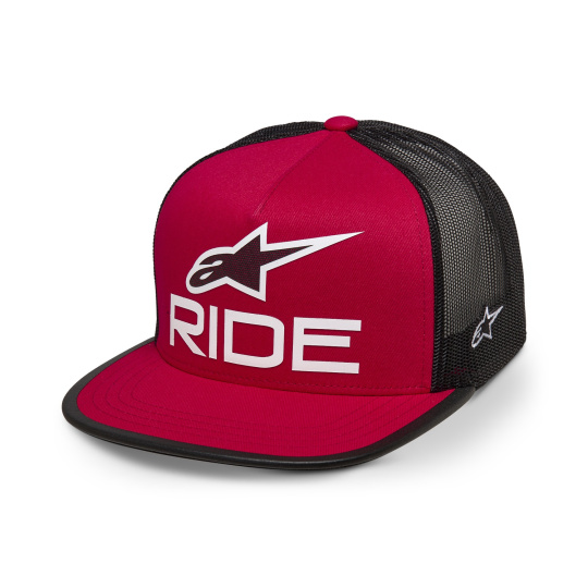 kšiltovka RIDE 4.0 TRUCKER, ALPINESTARS (červená/černá/bílá)