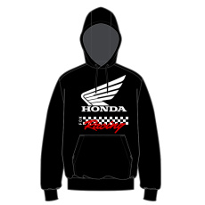 Pánská mikina Fox Honda Fleece Po  Black