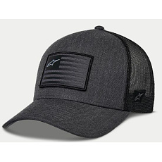 Alpinestars FLAG Snapback kšiltovka charcoal heather black
