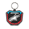 klíčenka PLATE, ALPINESTARS (černá/modrá/červená)