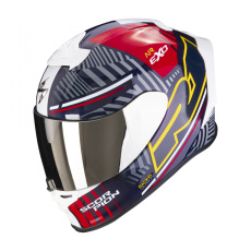 Moto přilba SCORPION EXO-R1 EVO AIR VICTORY červeno/modro/žlutá Moto přilba SCORPION EXO-R1 EVO AIR VICTORY červeno/modro/žlutá