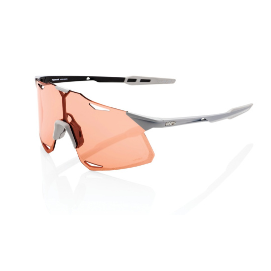 sluneční brýle HYPERCRAFT Matte Stone Grey, 100% (HIPER růžová sklo)