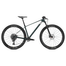 horské kolo MONDRAKER Podium Carbon, translucent green carbon/racing silver, 2023 horské kolo MONDRAKER Podium Carbon, translucent green carbon/racing silver, 2023
