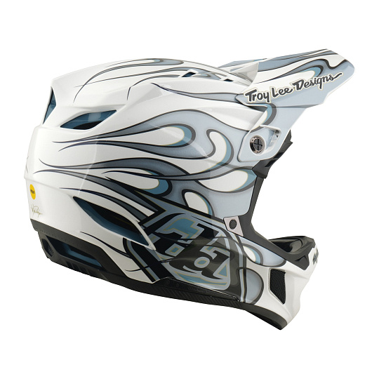 TLD HELMA D4 COMPOSITE MIPS TORCHED WHITE / SILVER (14021200) TLD HELMA D4 COMPOSITE MIPS TORCHED WHITE / SILVER (14021200)
