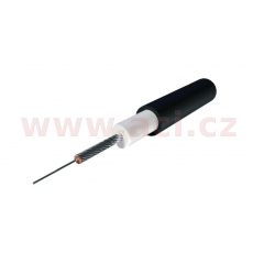 zapalovací kabel 7 mm silikonový s měděným drátem, TESLA (1 m , černý)