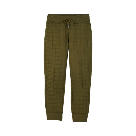 Dámské kalhoty Fox W Quilted Fleece Jogger  Olive Green