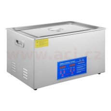 ultrazvuková myčka, objem 22 l, digitální regulace, vnitřní rozměry 500x300x150 mm ultrazvuková myčka, objem 22 l, digitální regulace, vnitřní rozměry 500x300x150 mm