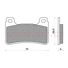 brzdové destičky (směs ROAD TOURING SINTERED) NEWFREN (2 ks v balení) brzdové destičky (směs ROAD TOURING SINTERED) NEWFREN (2 ks v balení)
