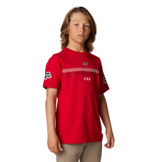 Dětské triko Fox Yth Efekt Ss Tee Flame Red Dětské triko Fox Yth Efekt Ss Tee Flame Red