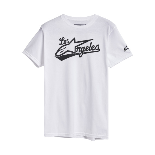 triko LOS ANGELES TEE, ALPINESTARS (bílá)