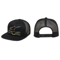 Alpinestars Ride 4.0 Camo Trucker kšiltovka - černá Alpinestars Ride 4.0 Camo Trucker kšiltovka - černá