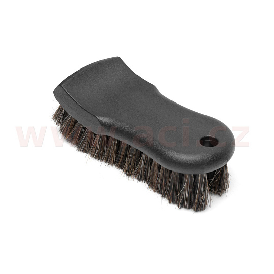 Detailingový kartáč se štětinami z koňských žíní na kůži, interiér a čalounění