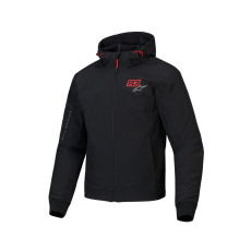 bunda RADIUM TECH HOODIE MM93 kolekce, ALPINESTARS (černá/červená/šedá) 2026