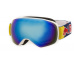 lyžařské brýle RED BULL SPECT Goggles, ALLEY_OOP-004, matt white/blue snow-smoke with blue mirror CAT3, AKCE