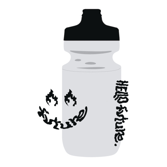 Cyklo lahev Fox 22 Oz Purist Bottle Hello Future 