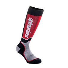 ponožky MX PLUS, ALPINESTARS, dětské (černá/červená/šedá) 2026