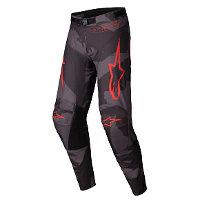 kalhoty RACER HOLLOW, ALPINESTARS (šedá camo/oranžová fluo) kalhoty RACER HOLLOW, ALPINESTARS (šedá camo/oranžová fluo)