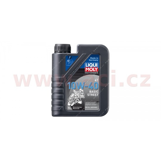 LIQUI MOLY Motorbike 4T 10W40 Basic Street, minerální motorový olej 1 l