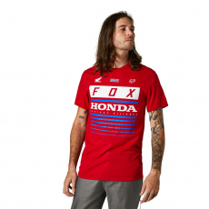 Pánské triko Fox Honda Hrc Ss Tee Flame Red Pánské triko Fox Honda Hrc Ss Tee Flame Red