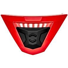 čelní kryt ventilace pro přilby AERO, CASSIDA (červená/černá)