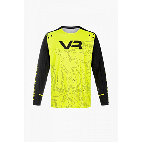 Dres VR EQUIPMENT MX EQMLSMX00128 černo/fluo žlutý