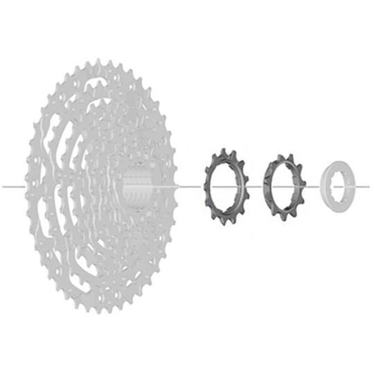 pastorek SHIMANO 11 a 13 zubů pro 11 pastorkový systém CS-LG300 / CS-LG400 Linkglide