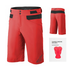 Alpinestars Drop 4.0 Shorts Bright Red - s cyklovložkou Alpinestars Drop 4.0 Shorts Bright Red - s cyklovložkou